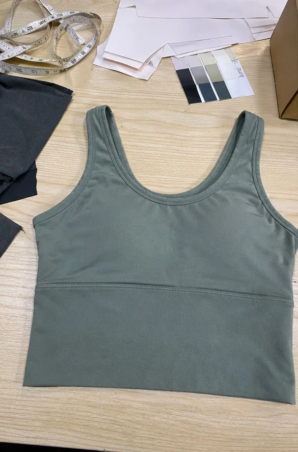Longline Yoga Bra Top